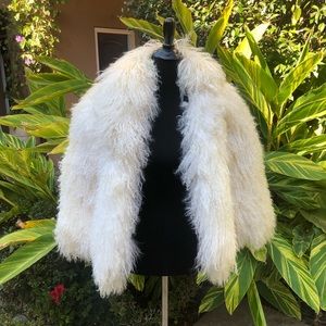 Mongolian fur coat.